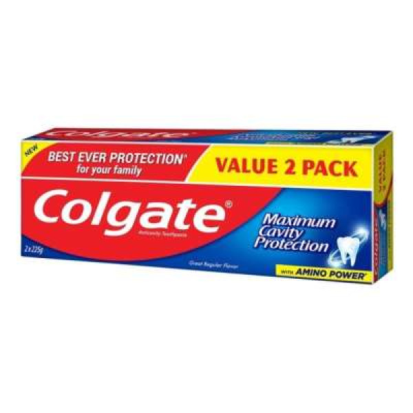 COLGATE CDC RED 225GM TWINPACK GRF