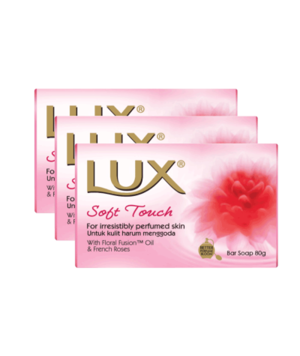 LUX SFT TCH BAR SOAP 3X70G