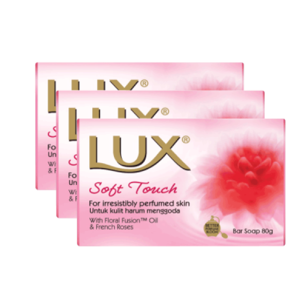 LUX SFT TCH BAR SOAP 3X70G