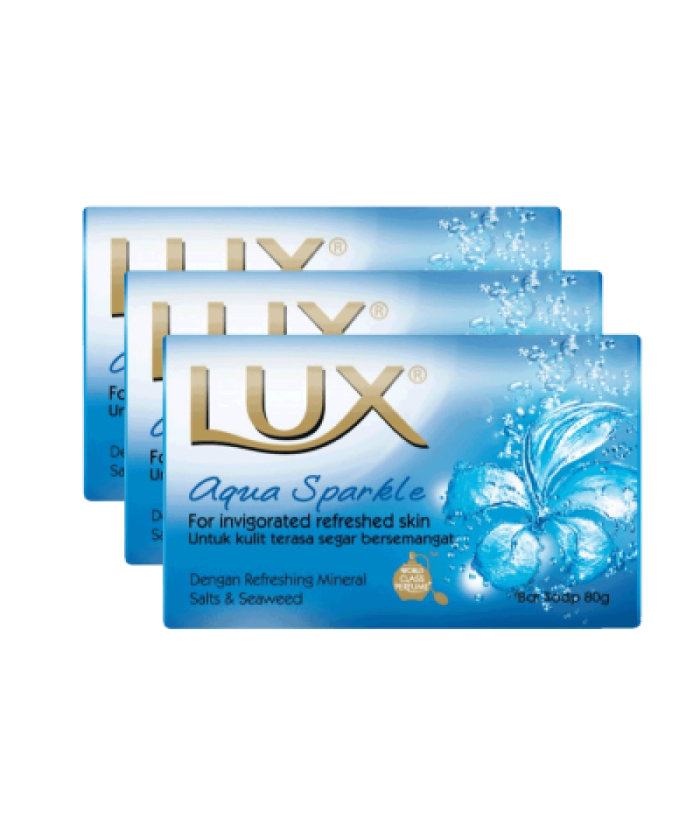 LUX AQUA SPK BAR SOAP 3X70G