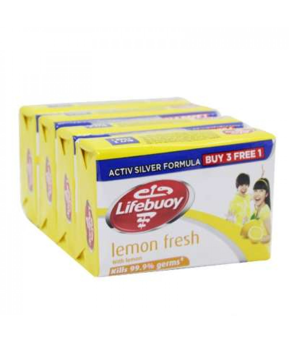 LIFEBUOY BAR LEMON FRESH 4 X110G