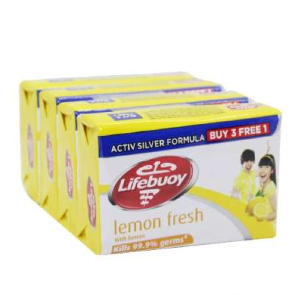 LIFEBUOY BAR LEMON FRESH 4 X110G