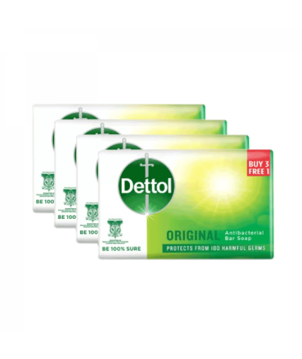 DETTOL BODY SOAP ORIGINAL 100G 3+1