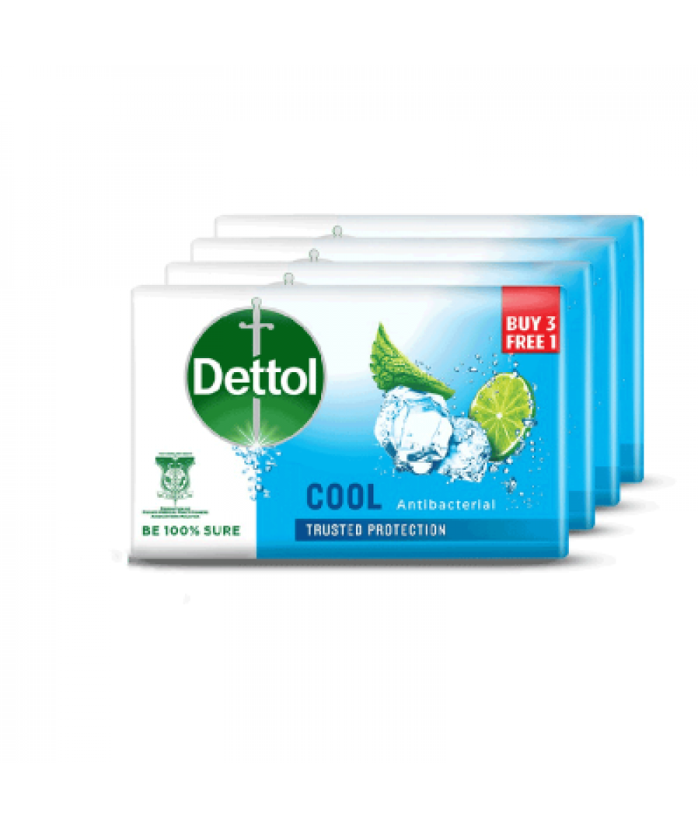 DETTOL BODY SOAP COOL 100G 3+1