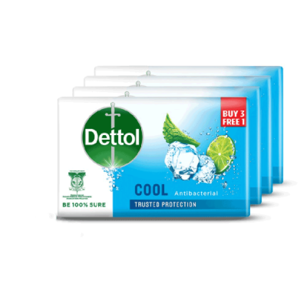 DETTOL BODY SOAP COOL 100G 3+1