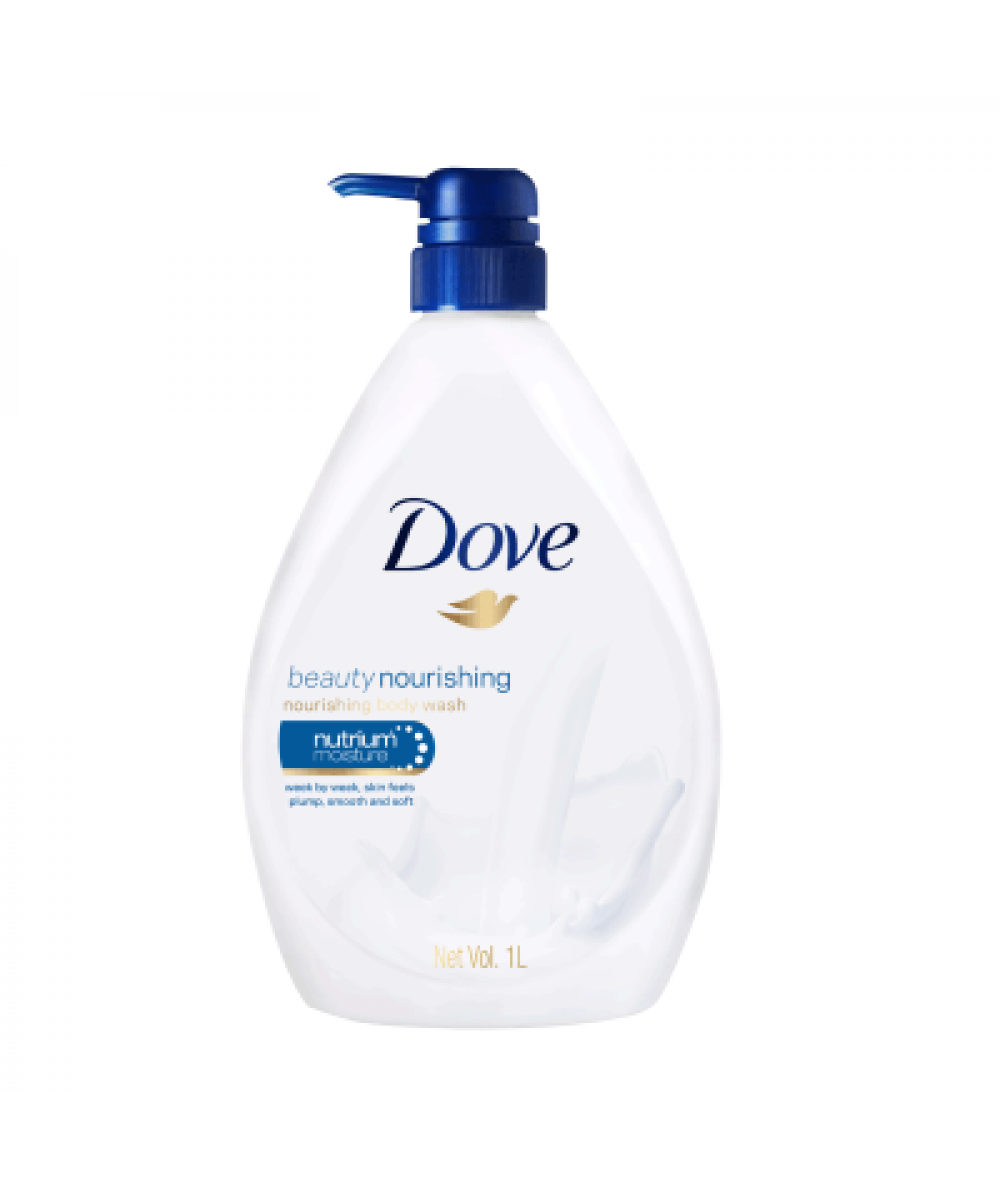 DOVE BODYWASH BEAUTY MOISTURE 1L