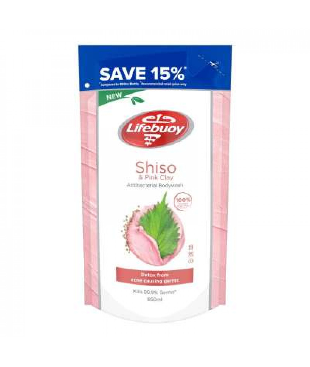 LIFEBUOY BW SHISO &PINK CLAY REFILL 850ML