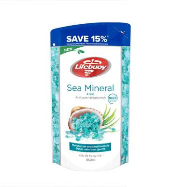 LIFEBUOY BW RF SEA MINERAL &SALT 850ML