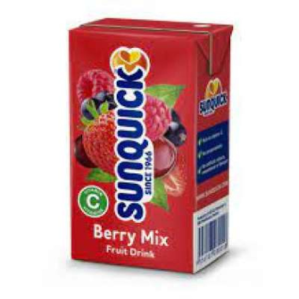 SUNQUICK BERRIES JUICE 125MLX3