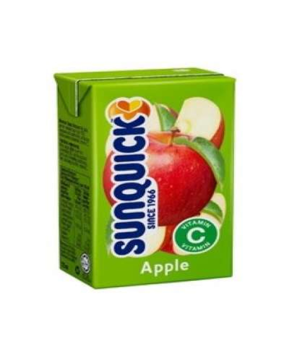 SUNQUICK APPLE JUICE 125MLX3