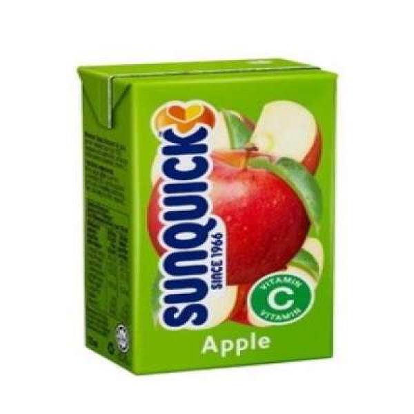 SUNQUICK APPLE JUICE 125MLX3