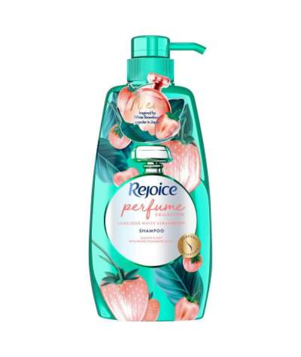 REJOICE  PERFUME WHITE S/BERRY SHAMPOO-600ML