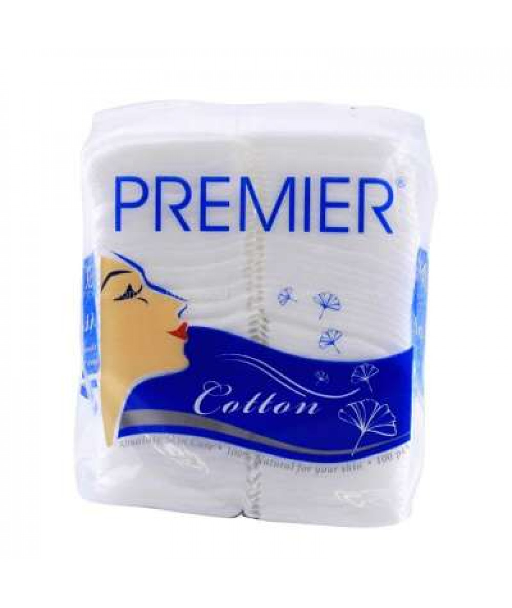 PREMIER FACIAL COTTON 100S 2 IN 1( FREE3PK R/T10S)