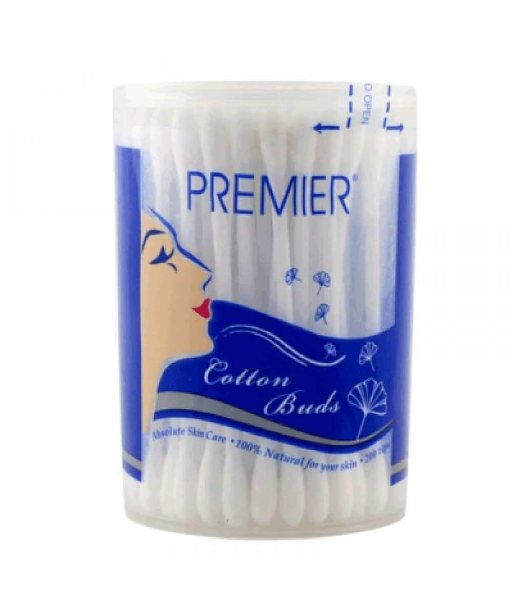 PREMIER COTTON BUDS (PP R/CONTAINER 200 TIPS) 