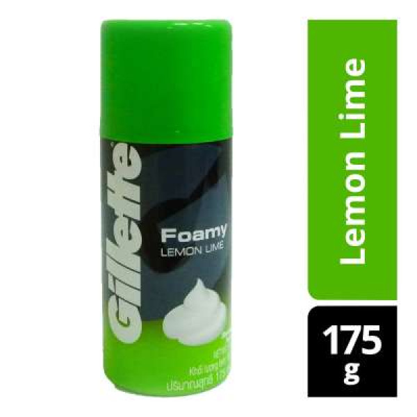 GILLETTE 175G FOAMY LEMON LIME