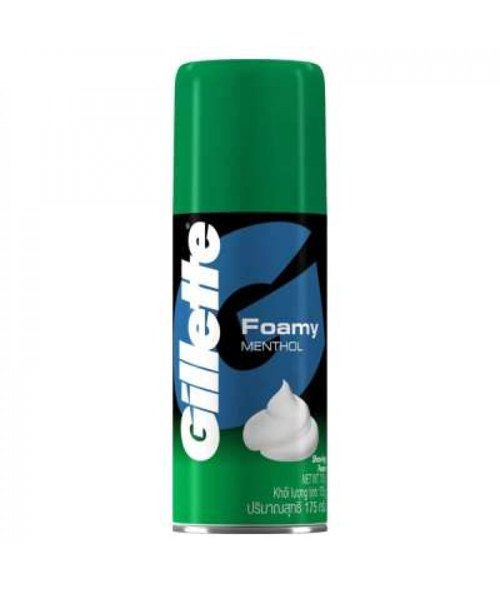 GILLETTE 175G FOAMY MENTHOL