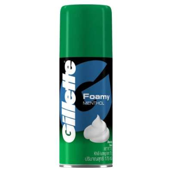 GILLETTE 175G FOAMY MENTHOL