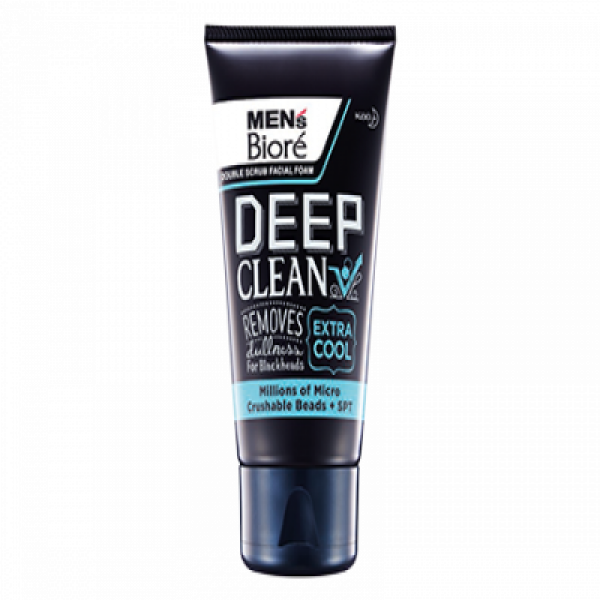 BIORE MEN'S F.FOAM DOUBLE SCRUB DEEP CLEAN 100G