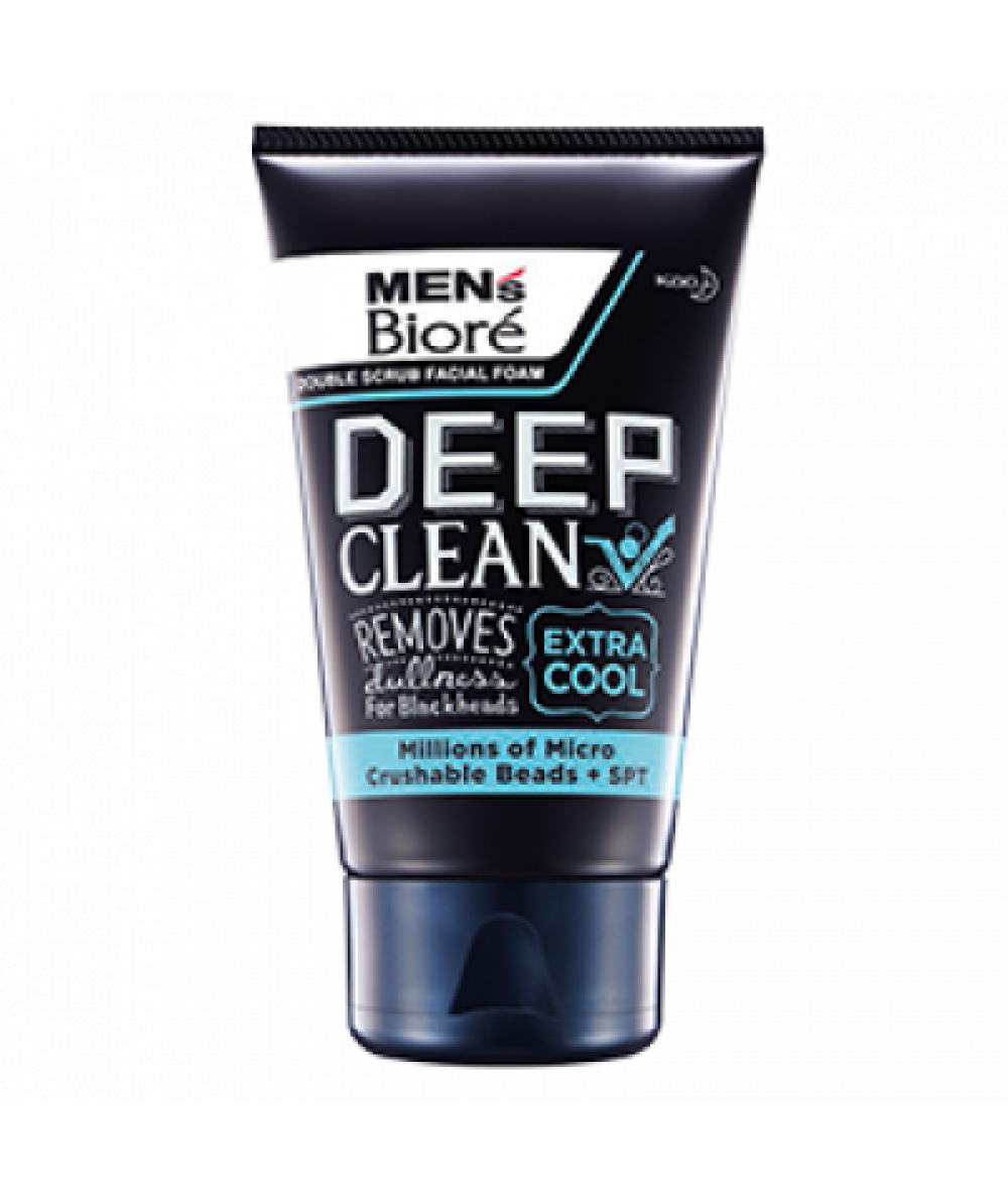 BIORE MEN'S FOAM SCRUB DEEP CLEAN EXT COOL 100G