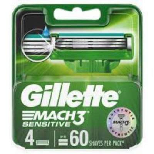 GILLETTE C/RIDGE MACH 3 SEN 4S