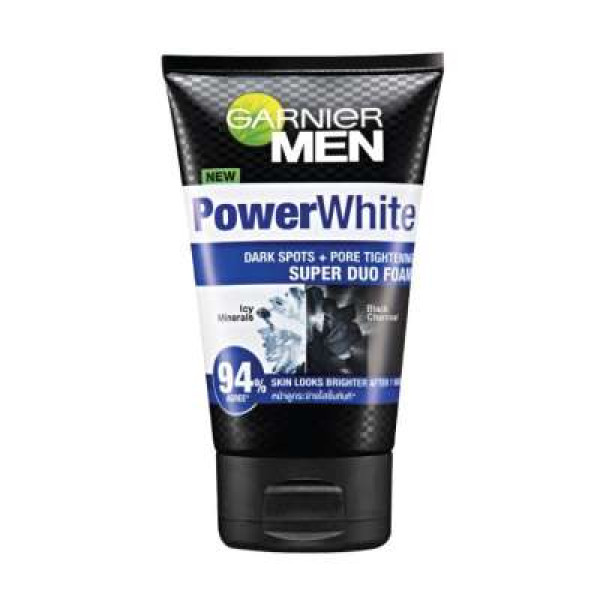 GARNIER MEN POWER WHITE SUPER DUO FOAM 100ML