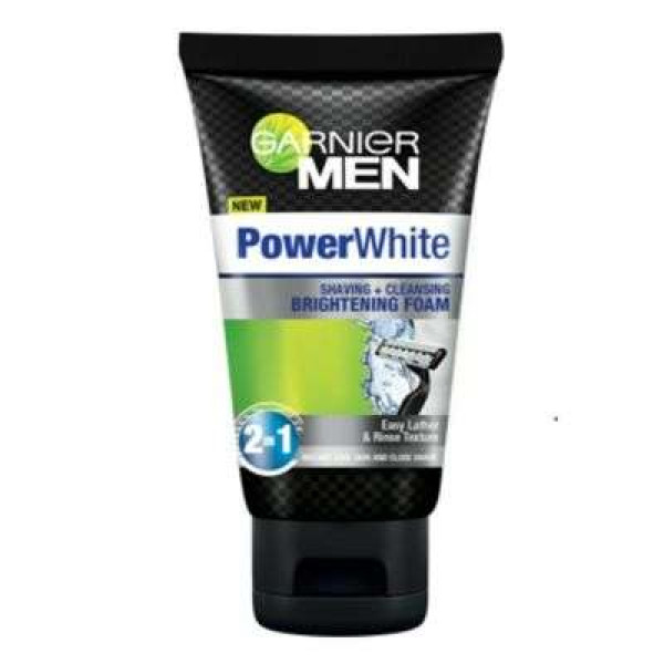 GARNIER MEN POWER WHITE SHAVING FOAM 100ML