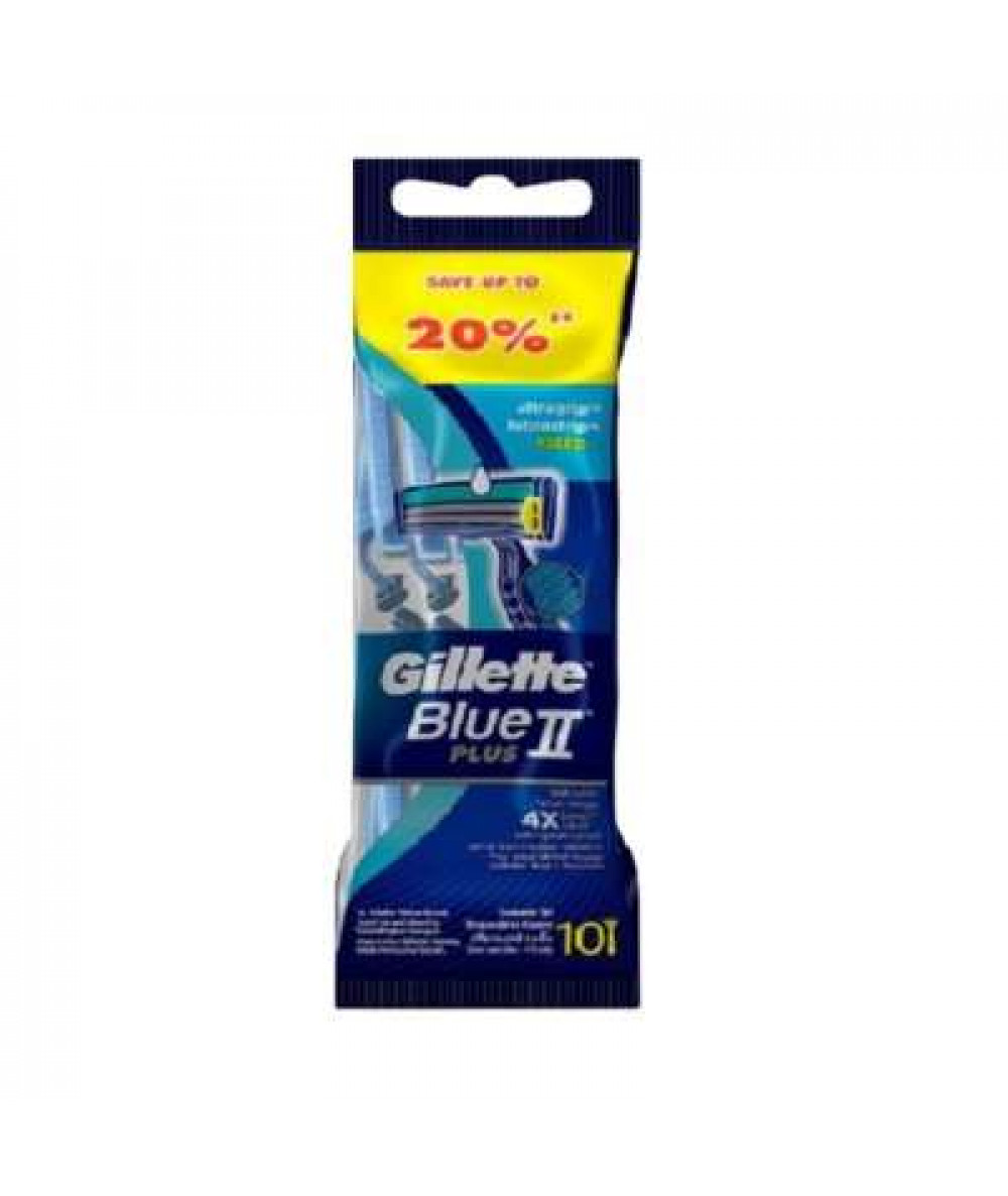 GILLETTE BLUE II PLUS SENS DIS 10S