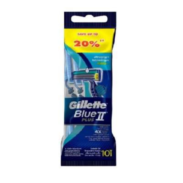 GILLETTE BLUE II PLUS SENS DIS 10S