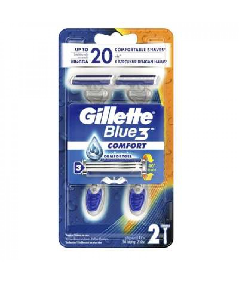 GILLETTE BLUE III DISPOSABLE 2S