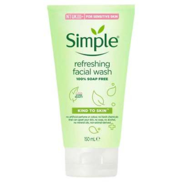 SIMPLE REFRESHING FACIAL WASH GEL 150ML