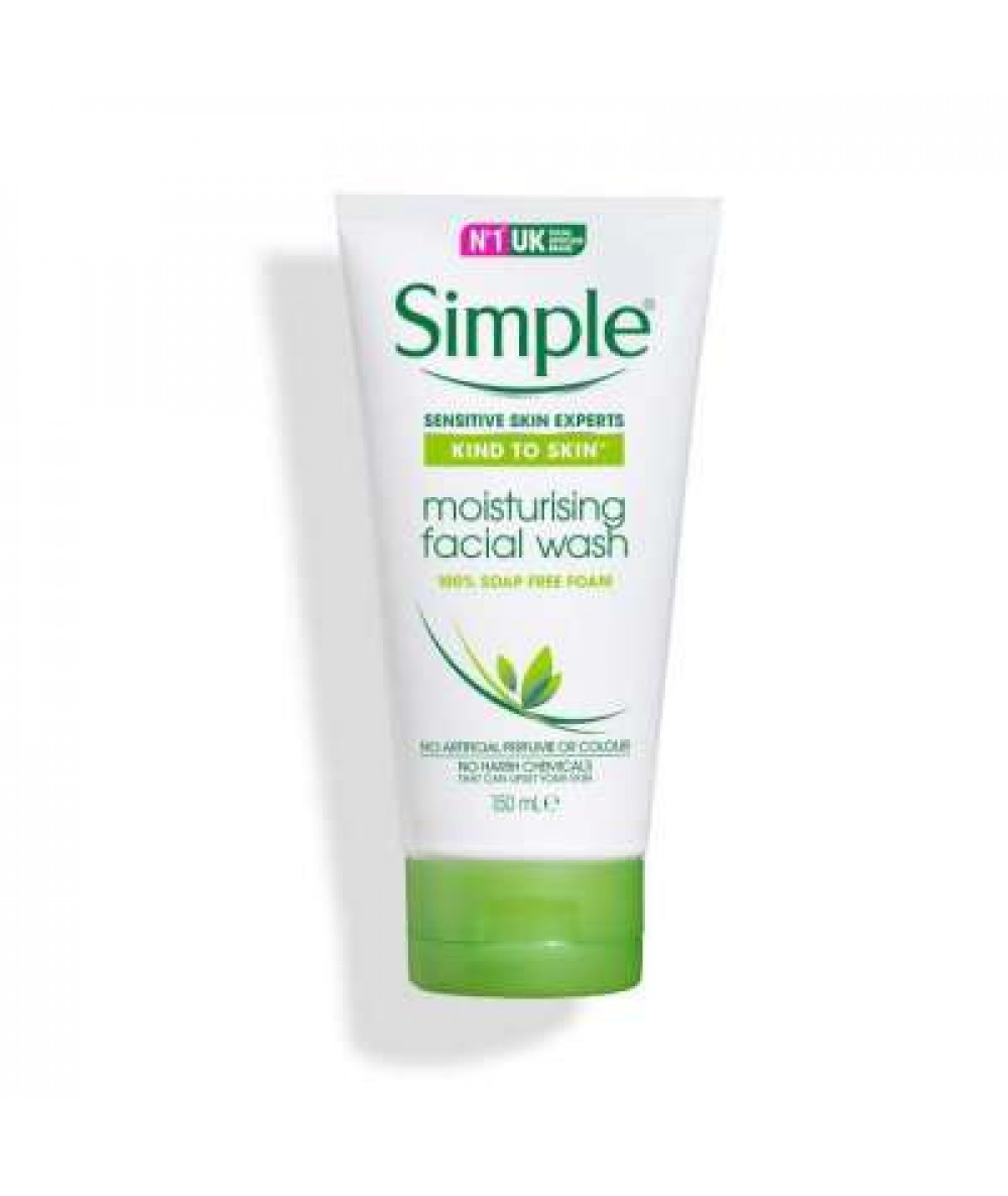 SIMPLE MOISTURISING FOAMING FACIAL WASH 150ML