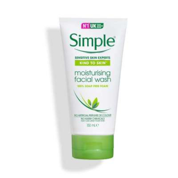 SIMPLE MOISTURISING FOAMING FACIAL WASH 150ML