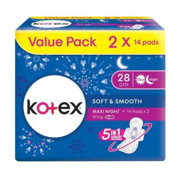 KOTEX SS MAXI NIGHT  28CM WG 14SX2