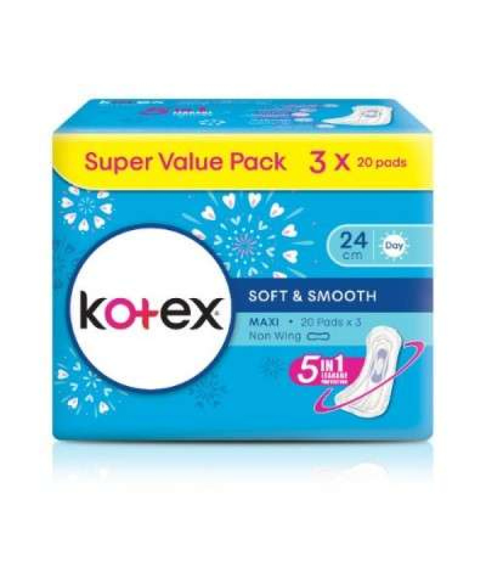 KOTEX SS MAXI NWG 24CM 20S X 3