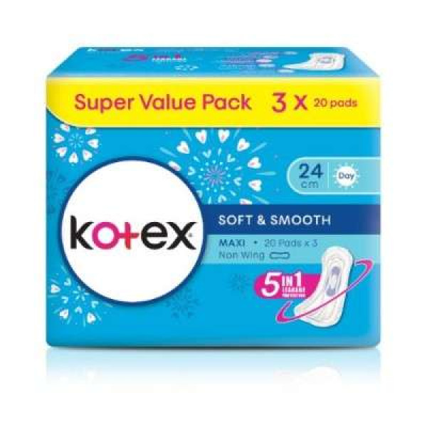 KOTEX SS MAXI NWG 24CM 20S X 3