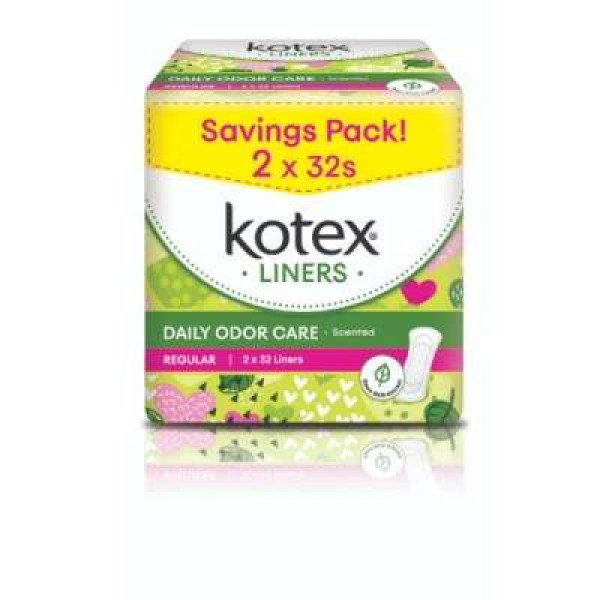 KOTEX FRESH PANTILINERS DAUN SIRIH 32S X 2