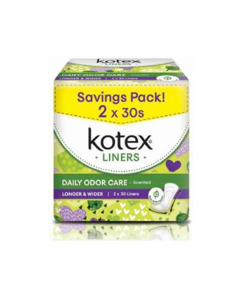 KOTEX FRSH LINERS L+W DAUN SIRIH 30S X 2