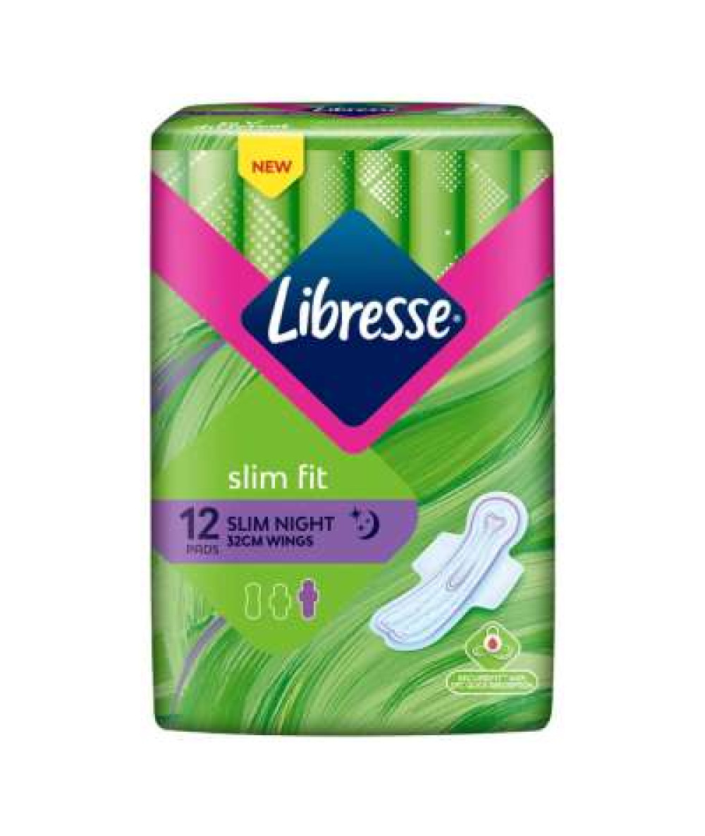 LIBRESSE SLIM NIGHT WING 32CM 3P 12S