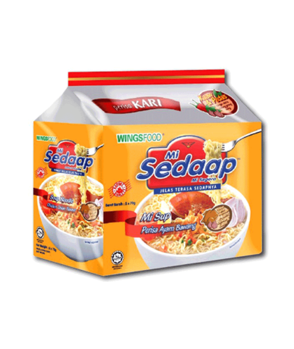 MI SEDAAP SOUP AYAM BAWANG 70GX5