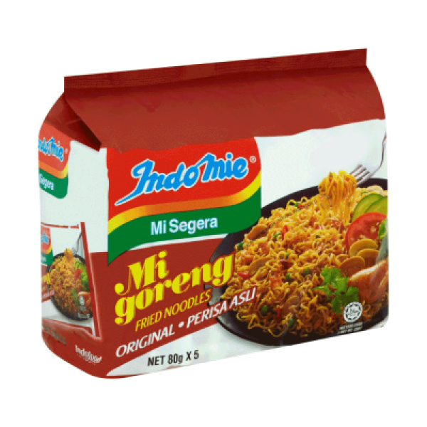 INDOMIE MI GORENG PERISA ASLI 80GX5