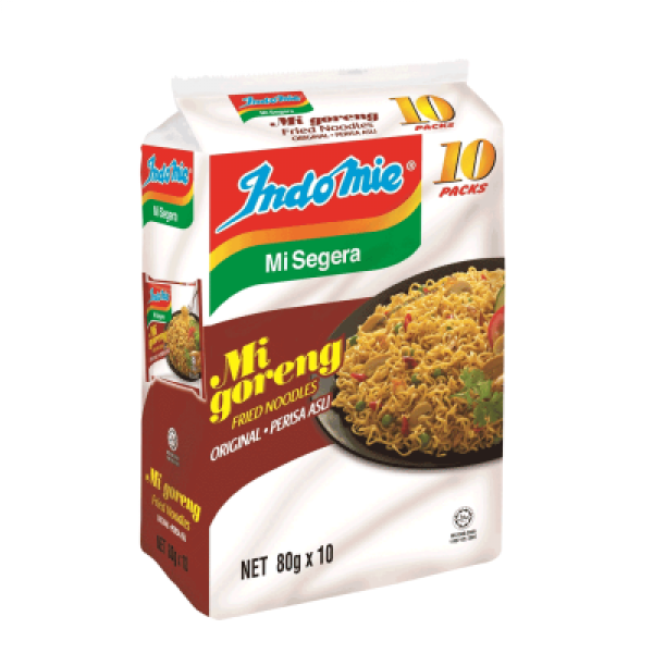 INDOMIE GORENG ASLI VALUE PACK 80GX10