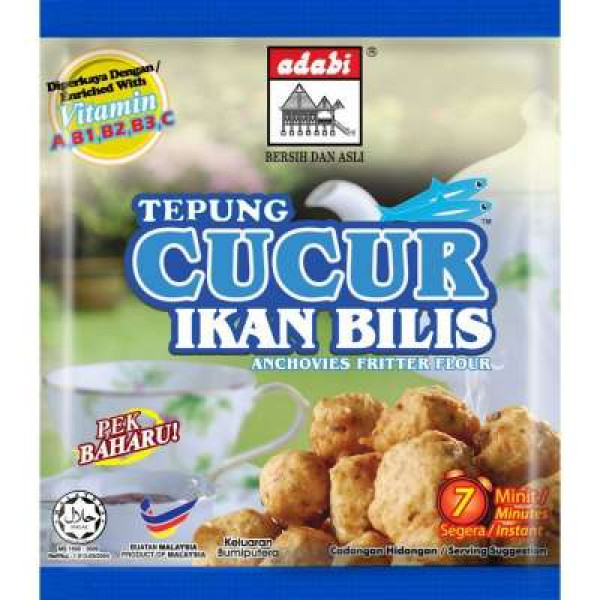 ADABI TEPUNG CUCUR IKAN BILIS 200G