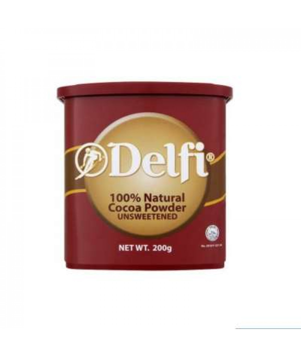 DELFI COCOA POWDER UNSWEETENED 200G 