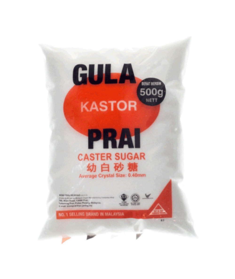 GULA PRAI CASTER SUGAR 500G