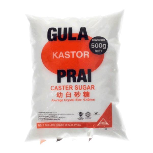 GULA PRAI CASTER SUGAR 500G