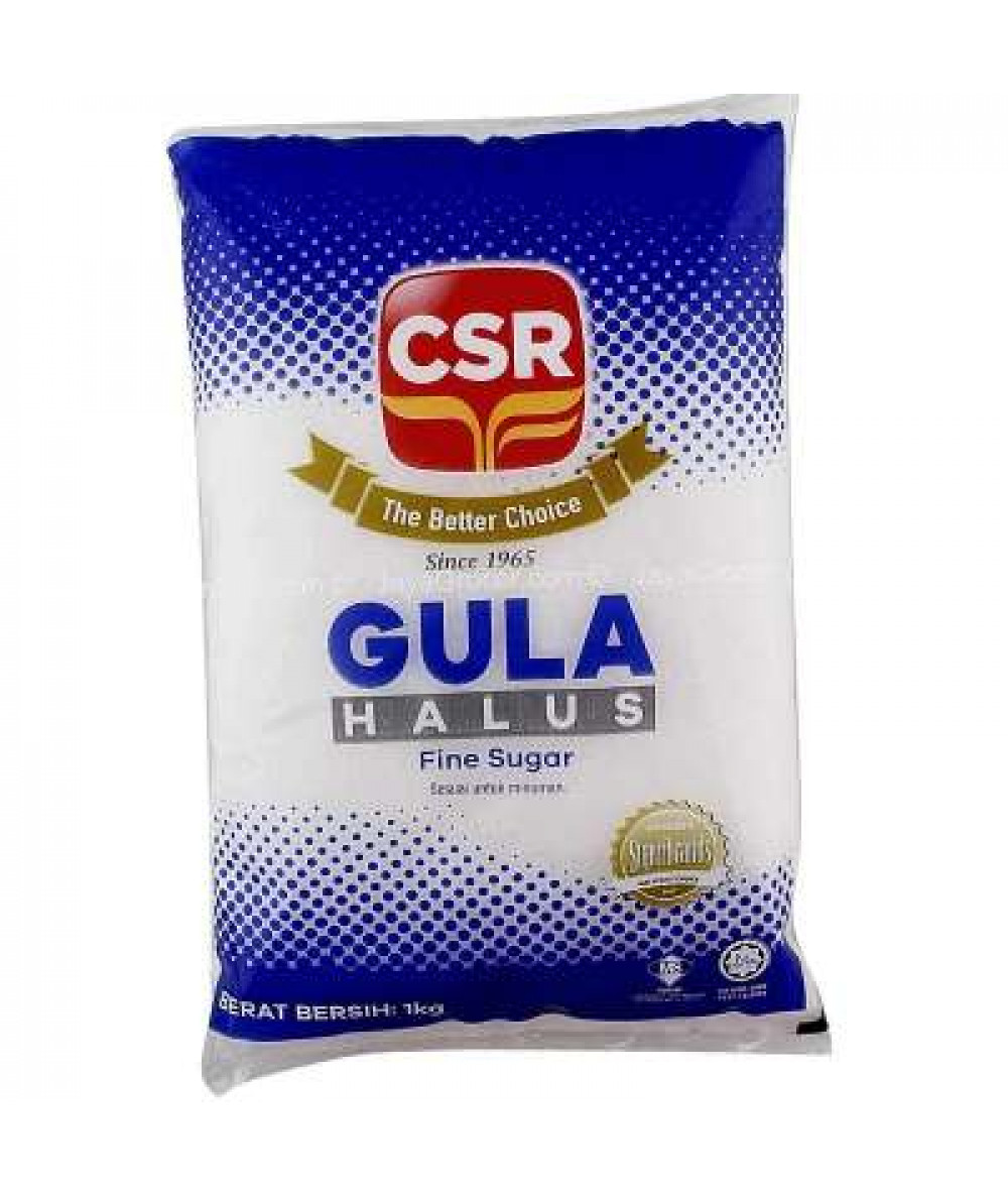 CSR FINE SUGAR (GULA HALUS) 1KG