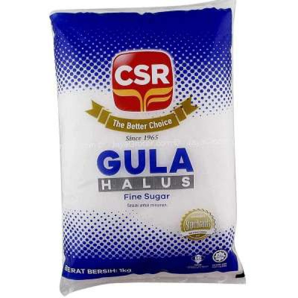 CSR FINE SUGAR (GULA HALUS) 1KG