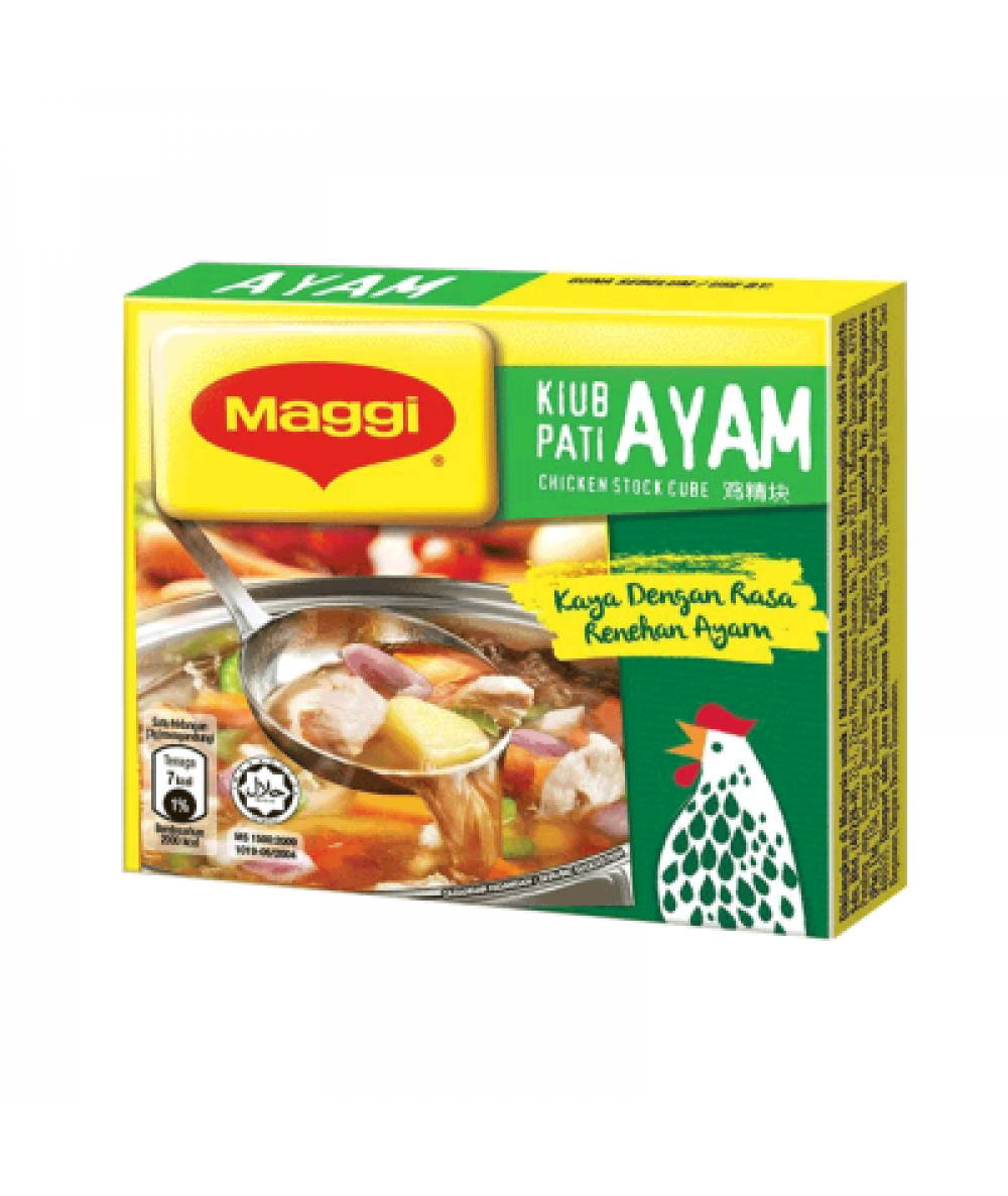 MAGGI CHICKEN STOCK CUBE 60G