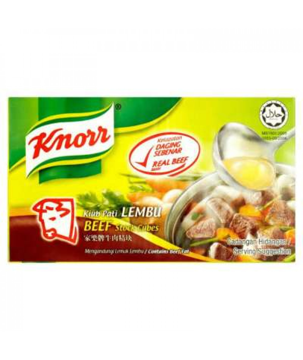 KNORR BEEF 6 CUBES 60G