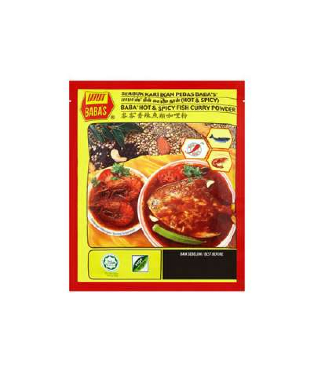 BABA'S HOT&SPICY FISH CURRY POWDER 250G